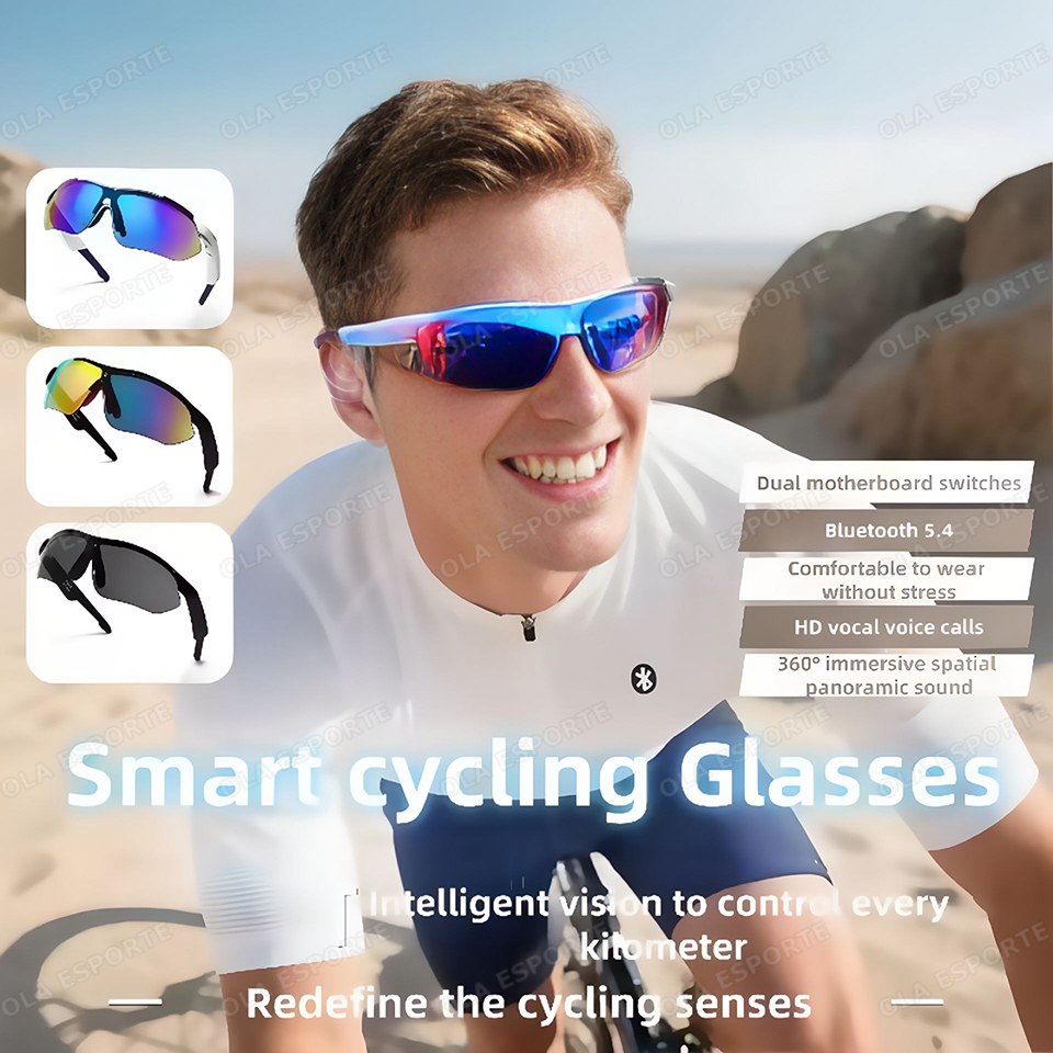 Audio Music Voice - New Outdoor Cycling Bluetooth Smart Glasses