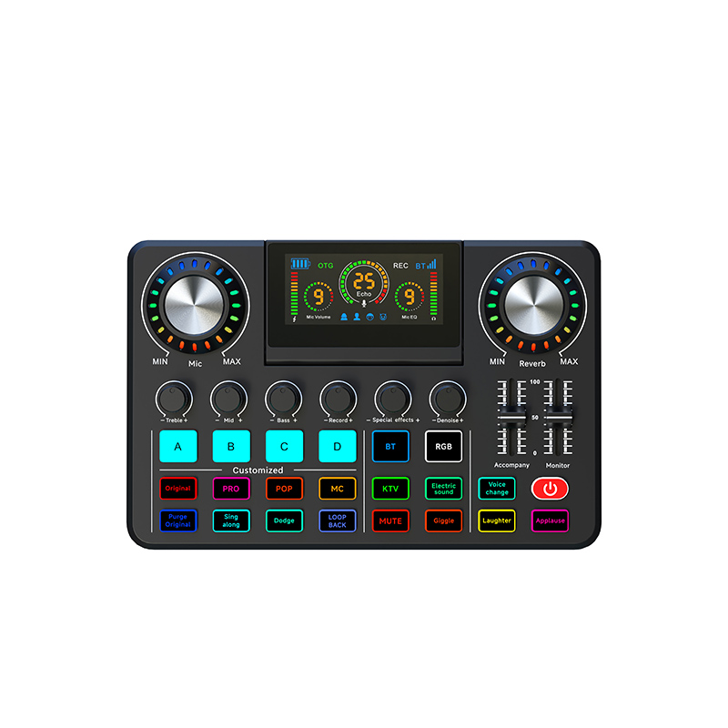 Audio Music Voice Changer - F668 Audio Mixer, Live Sound Card