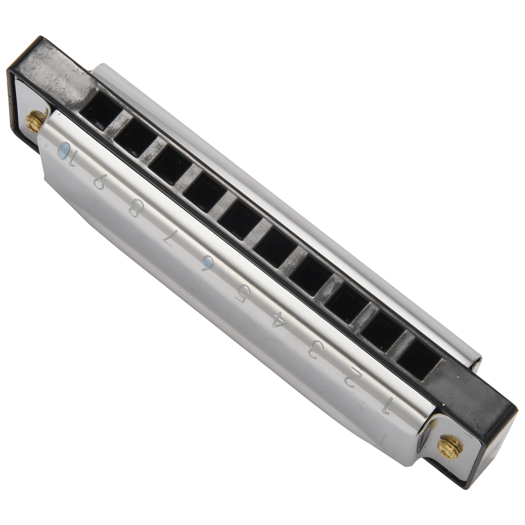 Harmonica 10 Hole - ABXY 10 Holes Blues Harmonica Musical