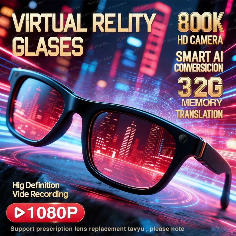 Audio Music To Video Ai Free - 8K Vision AI Eyeglasses Built-in 100MP