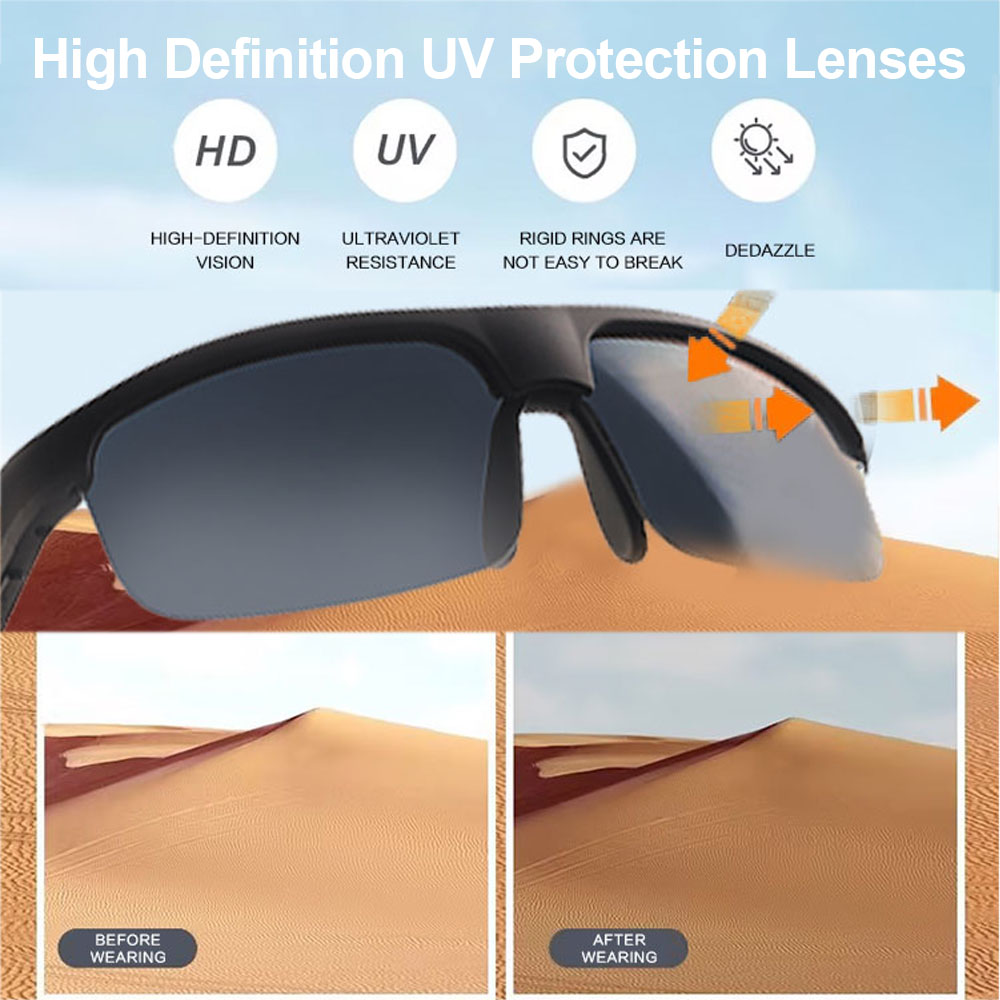 Audio Hd Music - Smart Glasses Outdoor Sunglasses UV protection