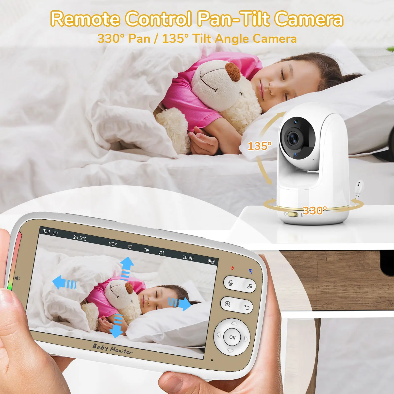 VB803 PRO Baby Monitor with 2p - Audio Hd Music recension och pris