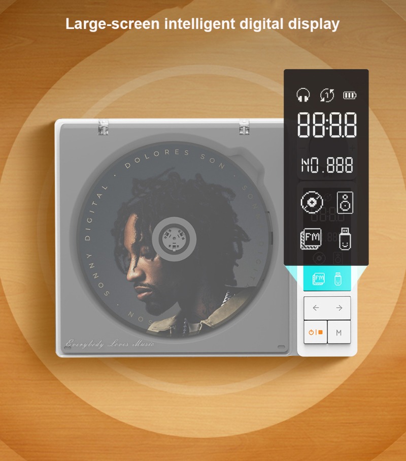 Multifunctional Album CD Playe - Amazon Music Audio Quality recension och pris