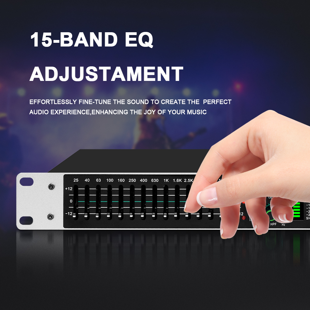 Eq215 Dual 15-Band Graphic Equ - Audio Music Mixer recension och pris