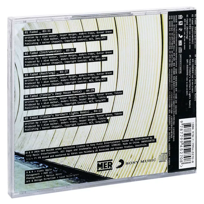for Alan Walker Lost CD Album  - Audio Music Free recension och pris