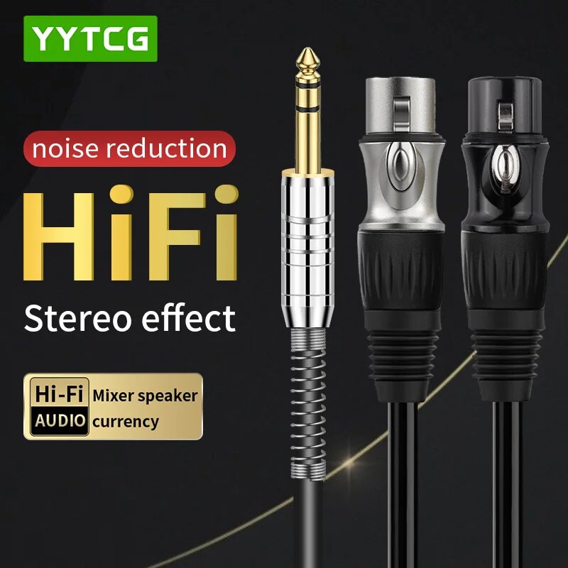 YYTCG Hifi 6.5 to 2xlr Aduio C - Audio Music Mixer recension och pris