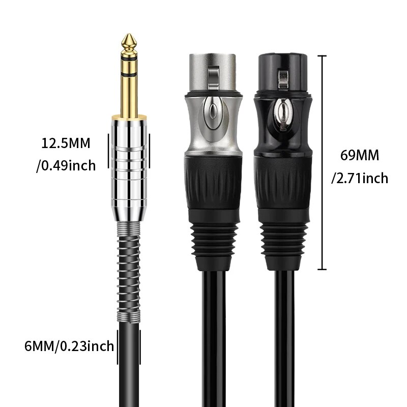 YYTCG Hifi 6.5 to 2xlr Aduio C - Audio Music Mixer recension och pris