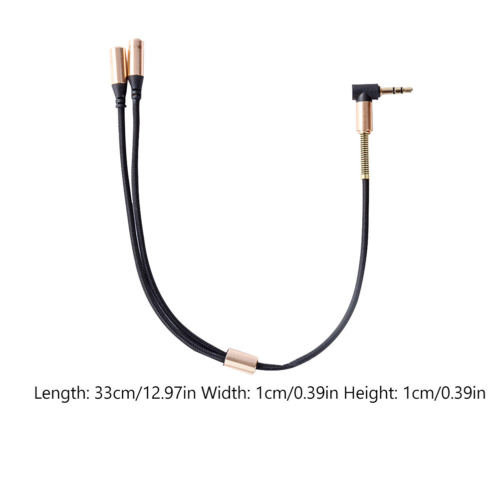 Dual 3.5mm Aux Audio Line Spli - Audio Music Online recension och pris