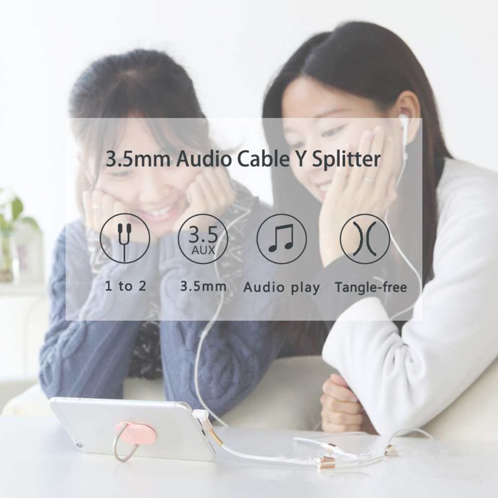 Dual 3.5mm Aux Audio Line Spli - Audio Music Online recension och pris