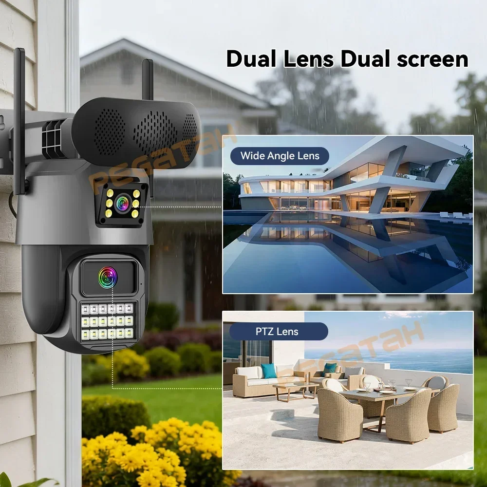 8MP Outdoor Security Camera wi - Audiovision Music Player recension och pris