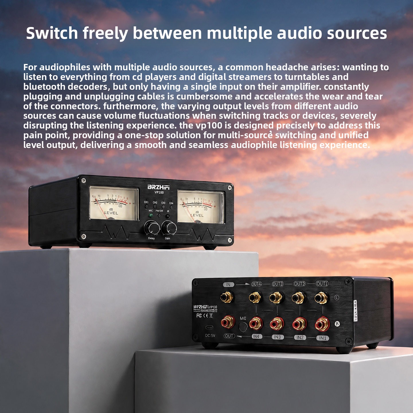 BRZHIFI 2027 new VP100 music l - Audio Without Music recension och pris