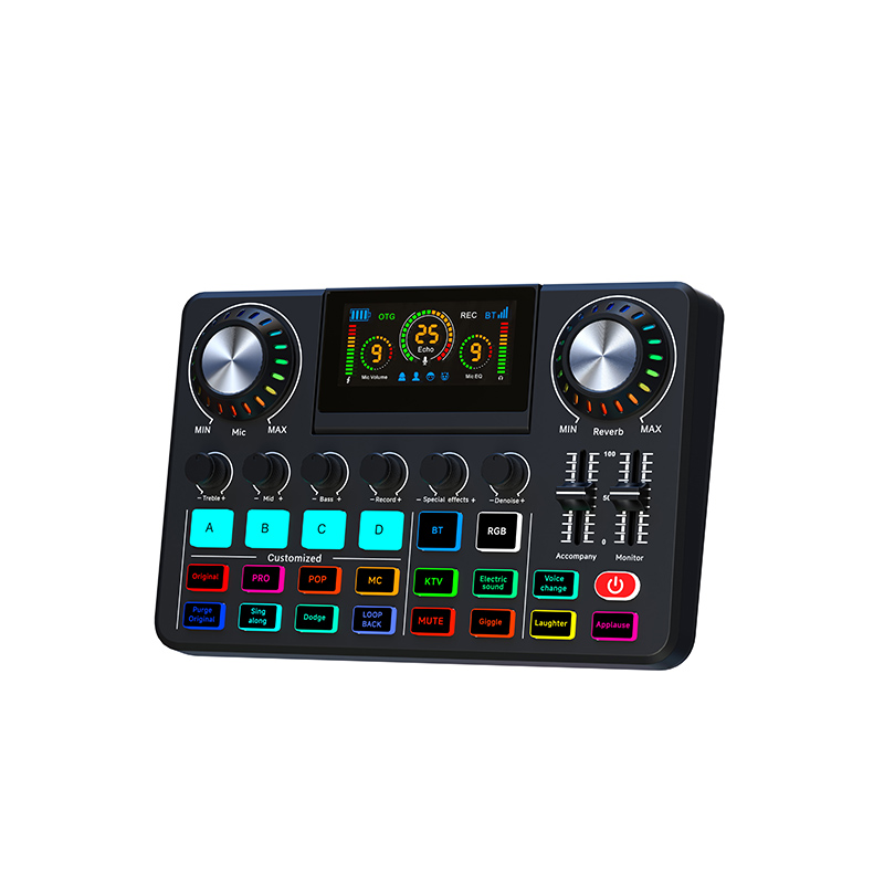 F668 Audio Mixer, Live Sound C - Audio Music Voice Changer recension och pris