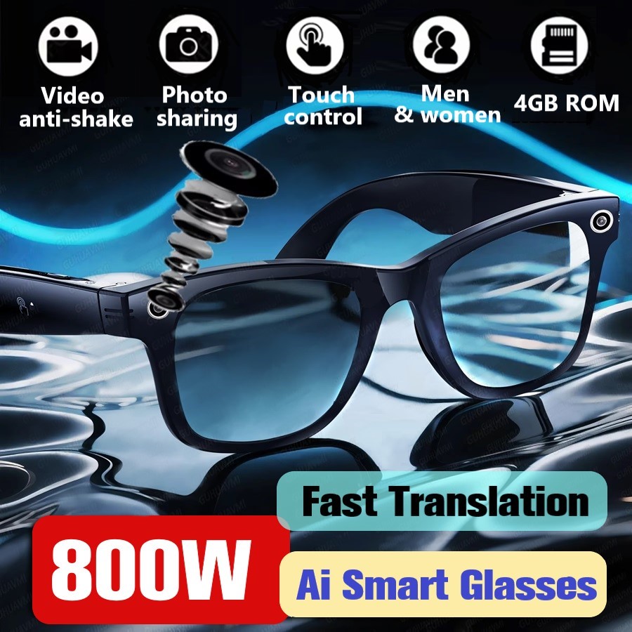 Trending Smart Sunglasses With - Audio Music To Video Ai Free recension och pris