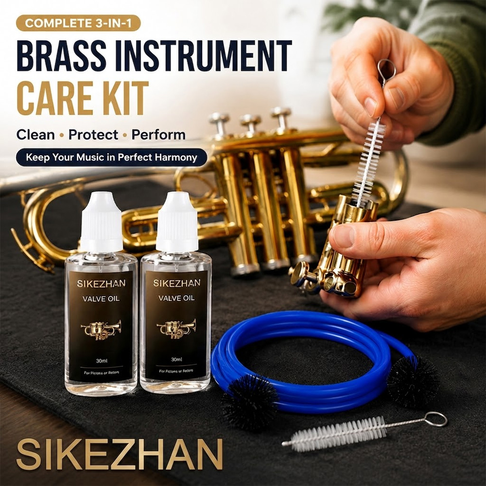 30ml Brass Instrument Care Kit - Trumpet Valve Oil recension och pris
