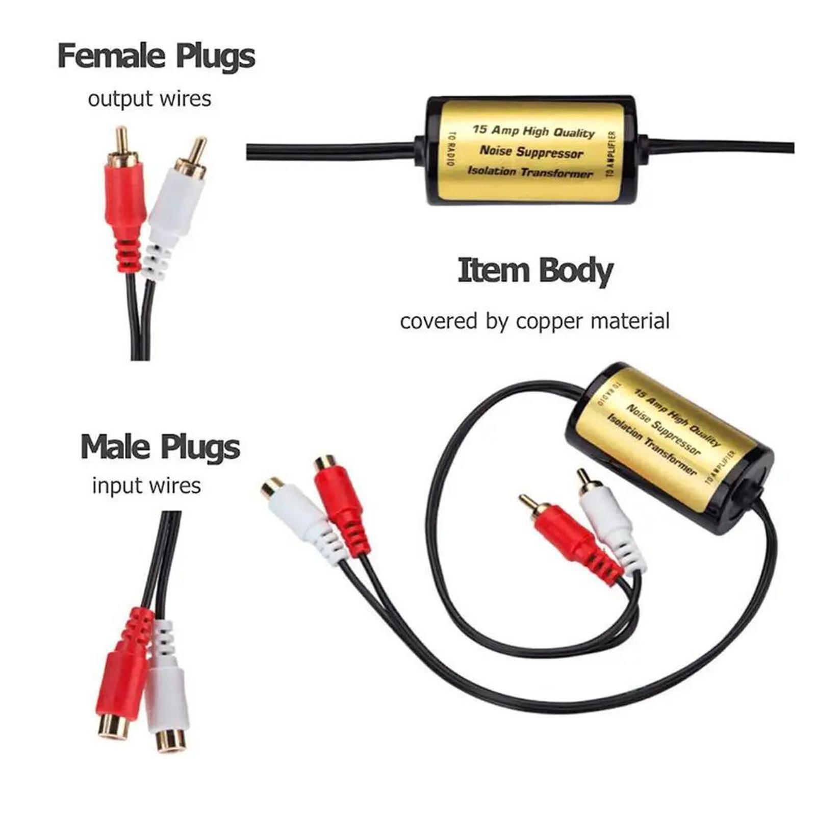 Generic RCA Audio Noise Filter - Audio Music Isolator recension och pris