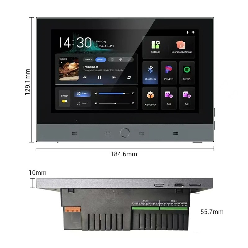 Touch Screen Remote Control Wi - Audio Music Background recension och pris