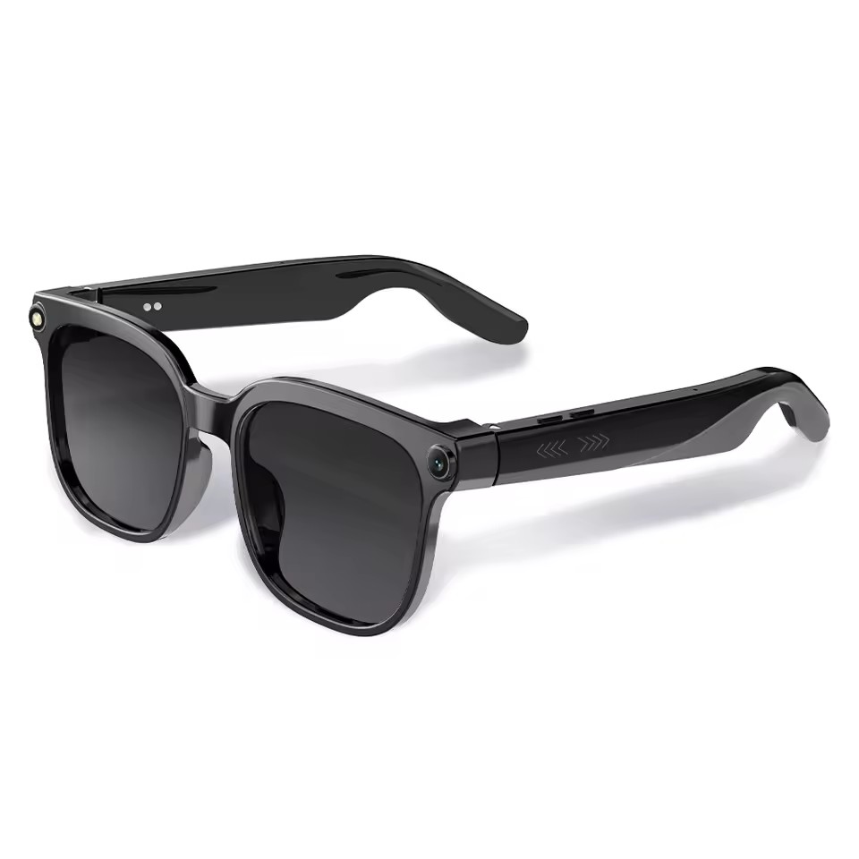 M02S AI Smart Glasses 8MP Came - Audio Music To Video Ai Free recension och pris