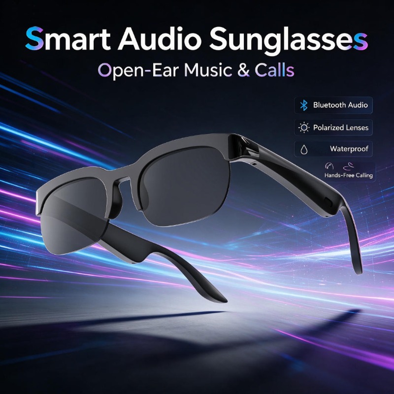 Smart Audio Sunglasses Open-Ea - Audio Music Voice recension och pris