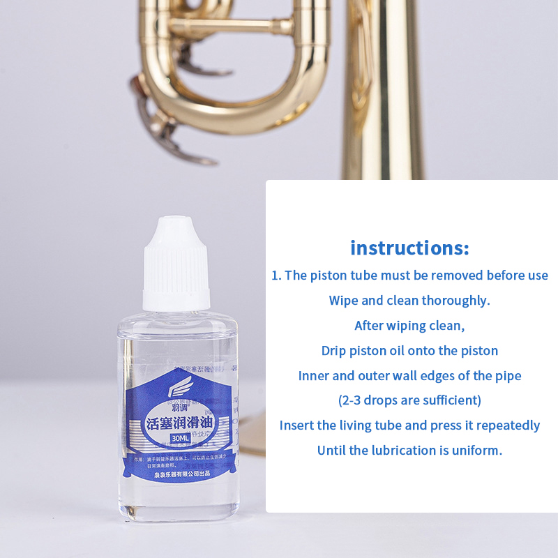 30/50ml Brass Instrument Valve - Trumpet Valve Oil recension och pris