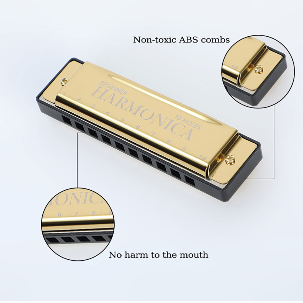 10 Hole C Harmonica Blues Harp - Harmonica 10 Hole recension och pris