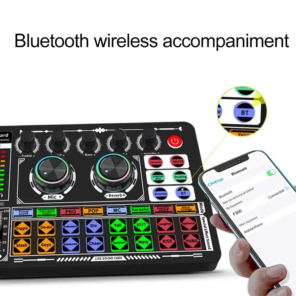 USB Audio Mixer Live Sound Car - Audio Music Voice Changer recension och pris