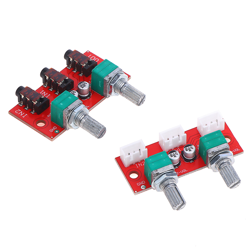 1Pc Dual Channel Stereo Passiv - Audio Music Mixer recension och pris