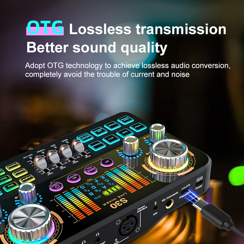 FUHAM S30 Live Sound Card Audi - Audio Music Voice Changer recension och pris