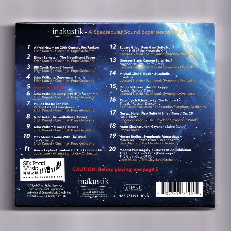 UHQCD Disc for Shocking Sound  - Audio Music Free recension och pris