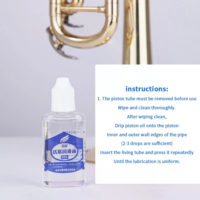 30/50ml Valve Lubricating Oil  - Trumpet Valve Oil recension och pris