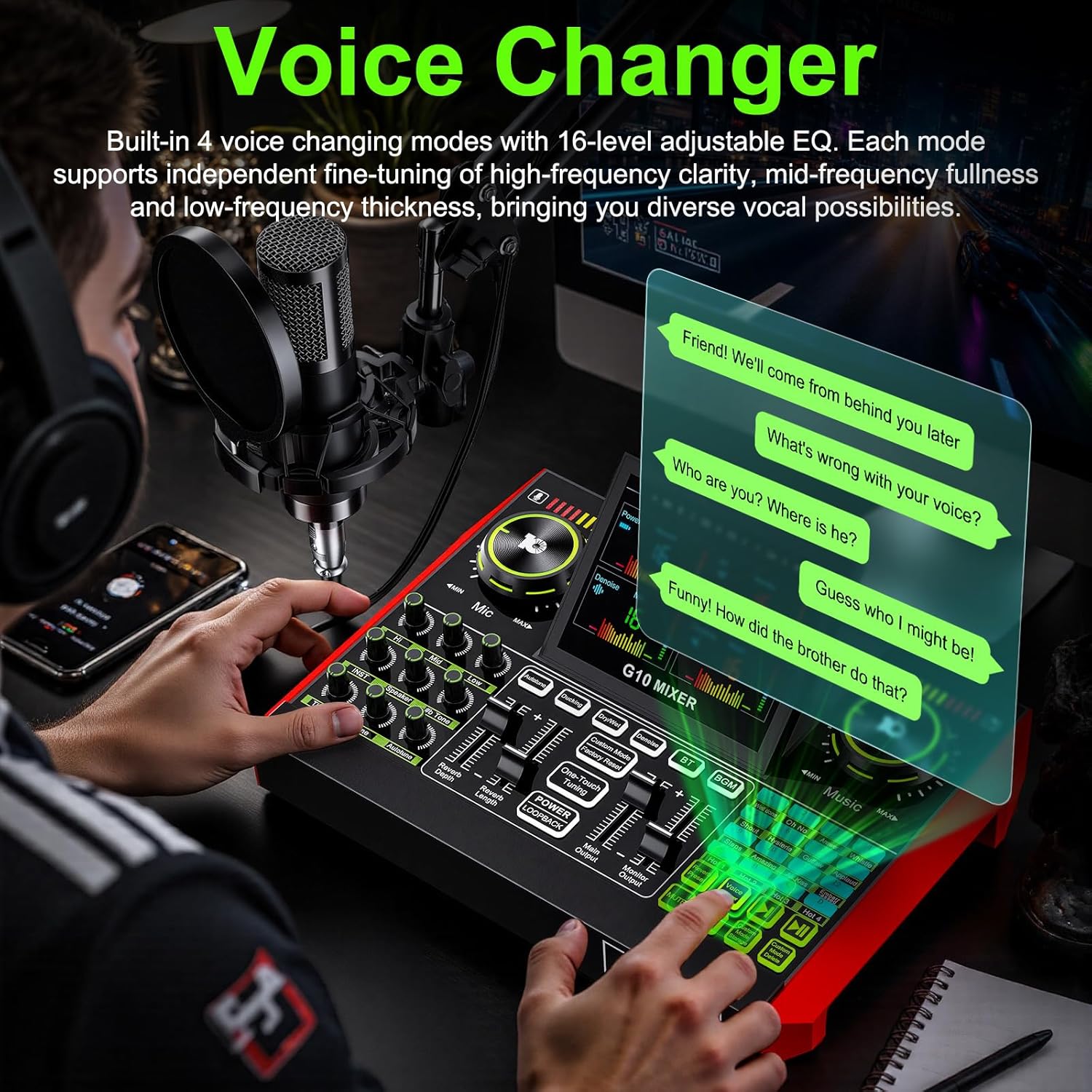Tenlamp G10 Live Streaming Aud - Audio Music Mixer recension och pris