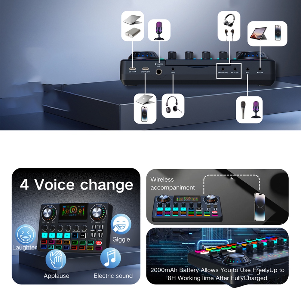 ABYA Audio Mixer, Live Sound C - Audio Music Voice Changer recension och pris