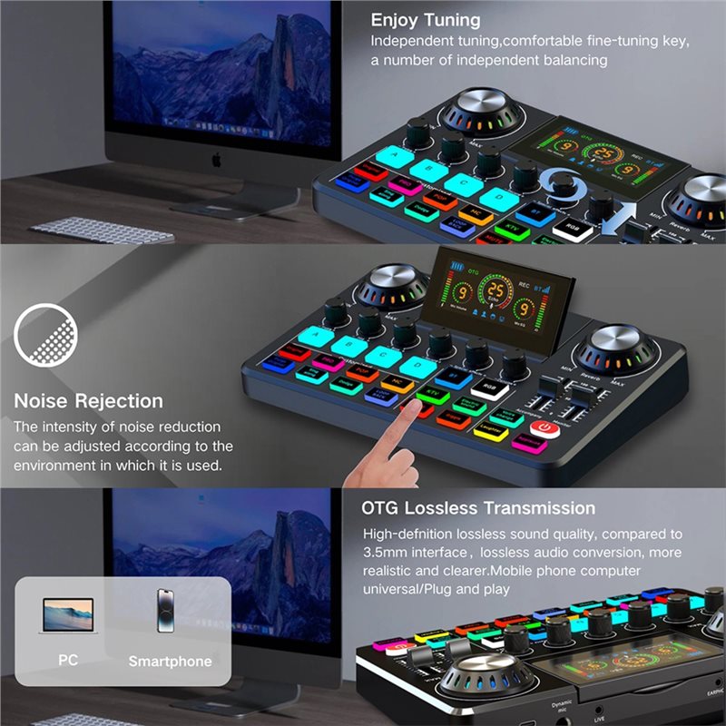 ABLB-Audio Mixer, Live Sound C - Audio Music Voice Changer recension och pris