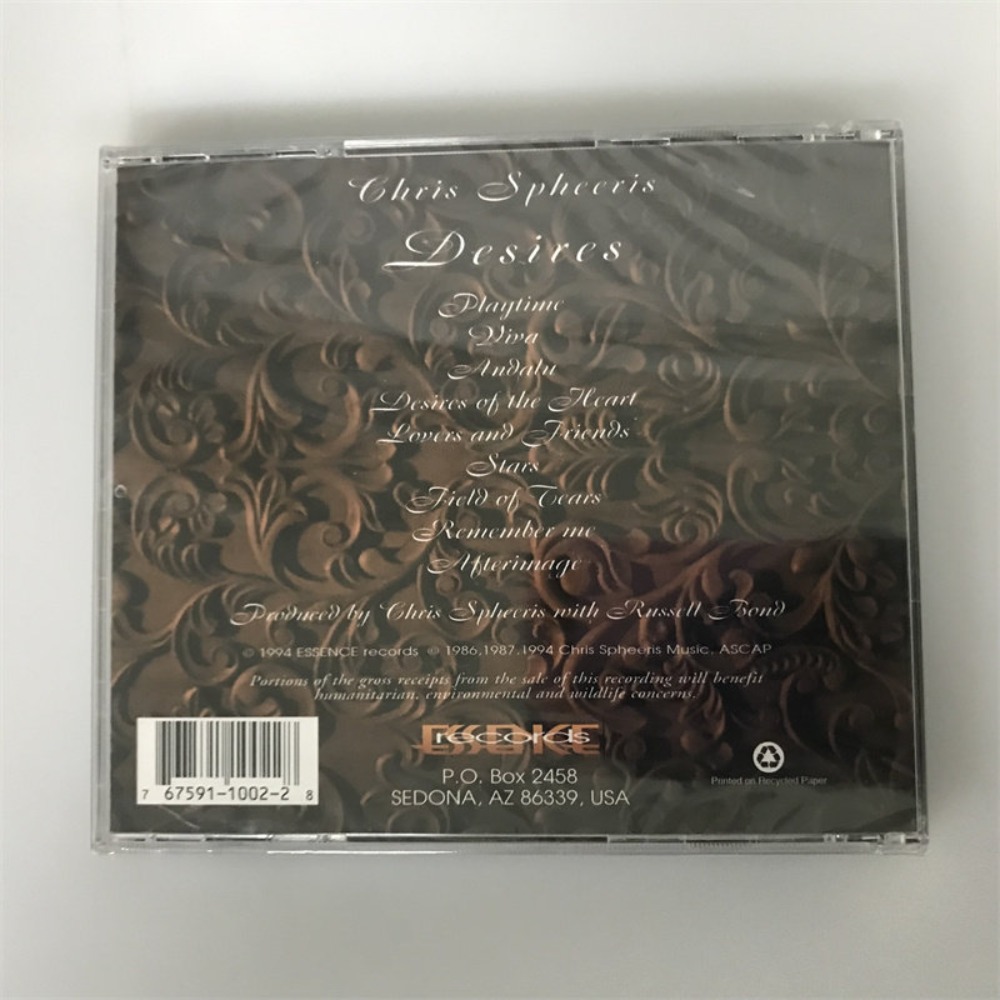 CD 'Desires' Chris Spheeris Mu - Audio Music Free recension och pris
