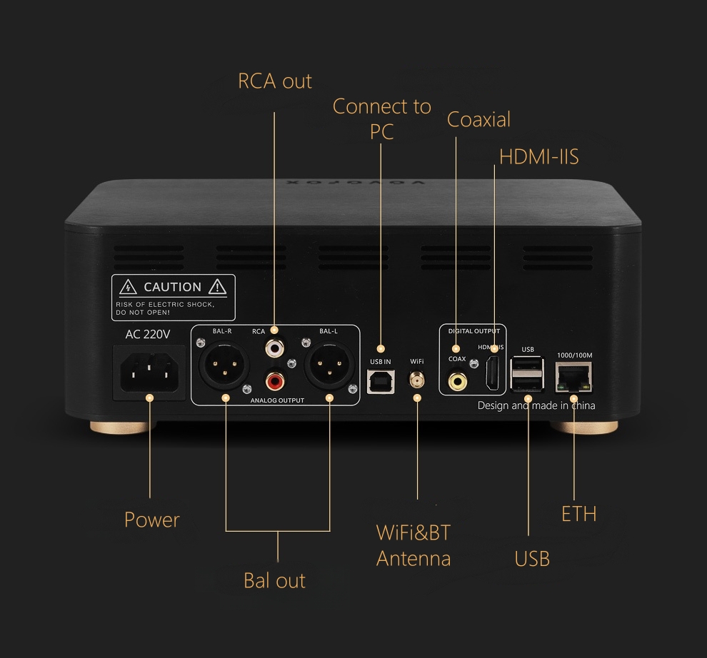 VOVOFOX-HiFi AP05S Lossless Mu - Audio Without Music recension och pris