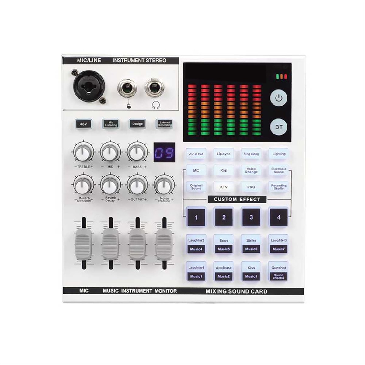 DTC5 SN800 Live Sound Card Voi - Audio Music Voice Changer recension och pris