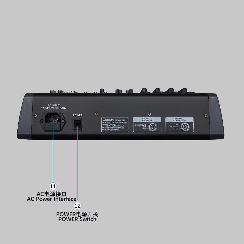 GAX-HLM80 Green Audio 8-channe - Audio Music Mixer recension och pris