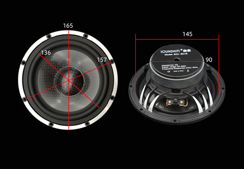 6.5 Inch Car Speaker 40-60W 4o - Amazon Music Audio Quality recension och pris