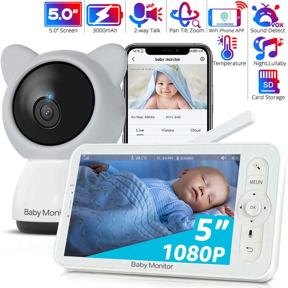 HD WiFi Baby Monitor with APP, - Audio Hd Music recension och pris